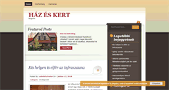 Desktop Screenshot of hazeskert.hu